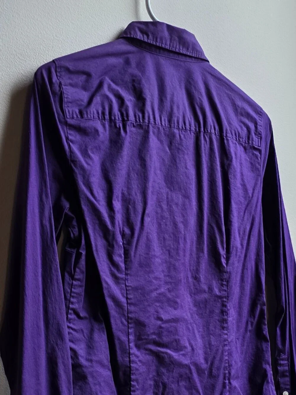 J. Crew Deep Purple Button Down Shirt Size Small